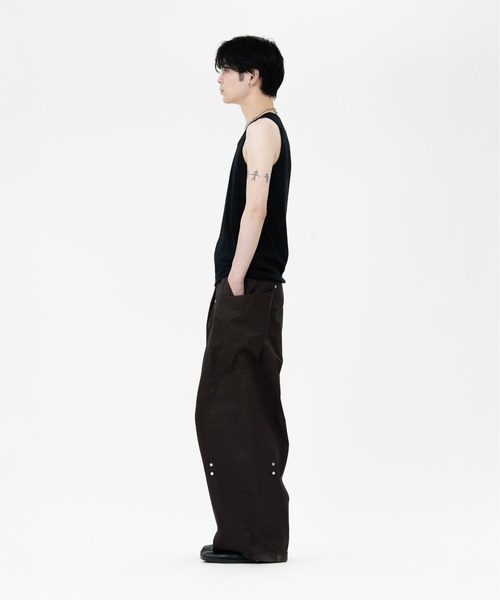 LAPIIS（ラピス）の「DART SLIT RIB TANKTOP（Tシャツ/カットソー・メンズ・ブラック・FREE）」の16枚目の写真