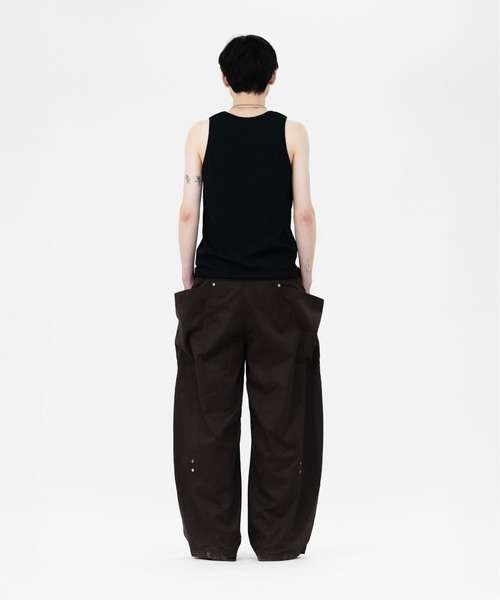 LAPIIS（ラピス）の「DART SLIT RIB TANKTOP（Tシャツ/カットソー・メンズ・ブラック・FREE）」の17枚目の写真