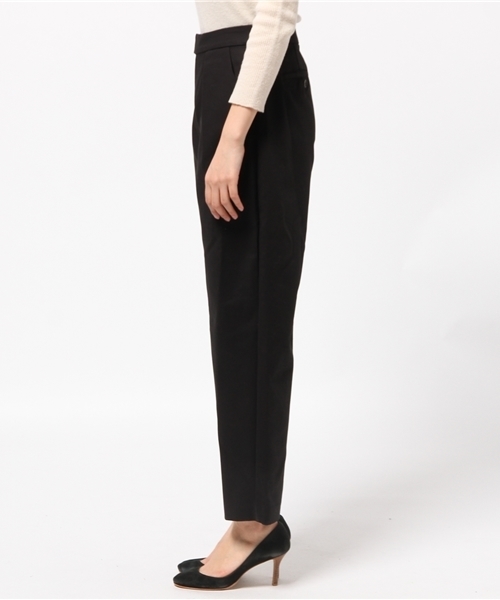 Chez toi（シェトワ）の「タックストレッチパンツ（その他パンツ・レディース・キャメル/ブラック・38/36）」の4枚目の写真
