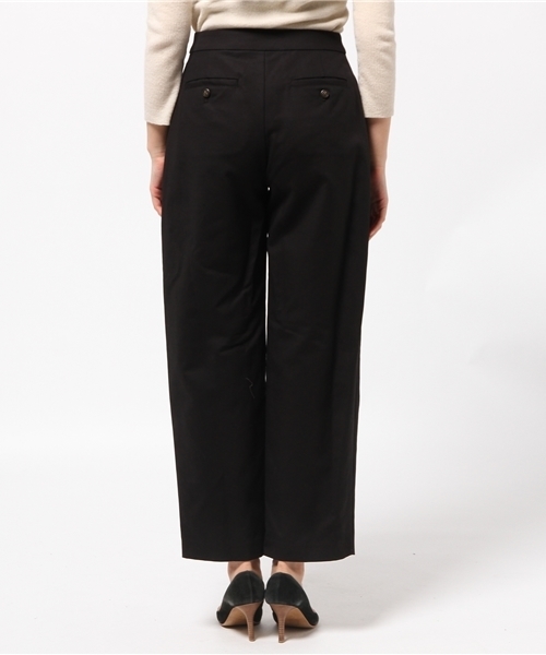 Chez toi（シェトワ）の「タックストレッチパンツ（その他パンツ・レディース・キャメル/ブラック・38/36）」の5枚目の写真