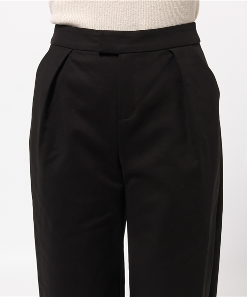 Chez toi（シェトワ）の「タックストレッチパンツ（その他パンツ・レディース・キャメル/ブラック・38/36）」の6枚目の写真