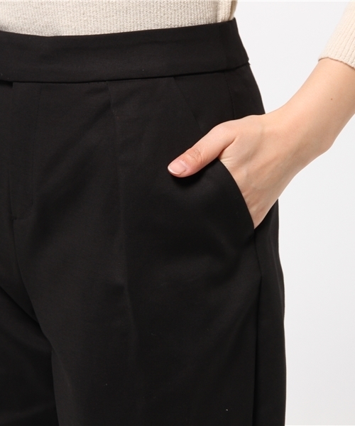 Chez toi（シェトワ）の「タックストレッチパンツ（その他パンツ・レディース・キャメル/ブラック・38/36）」の8枚目の写真