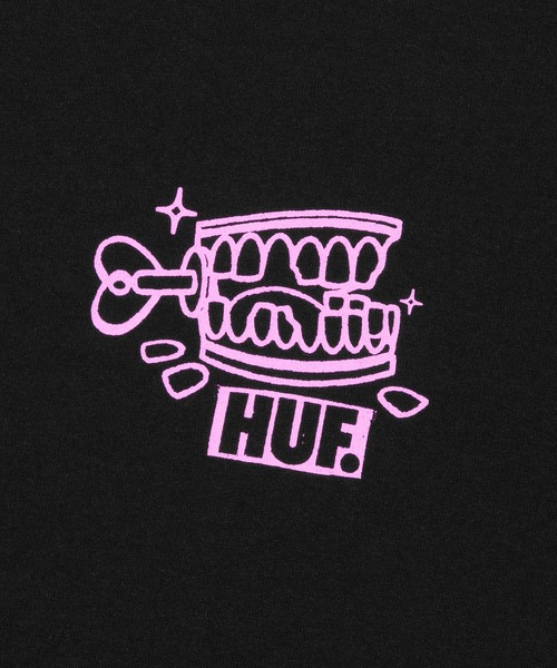 HUF(ハフ)の「TOOTH FAIRY TEE(Tシャツ/カットソー・メンズ・ブラック/ホワイト・XXL/XL/L/M/S)」の6枚目の写真