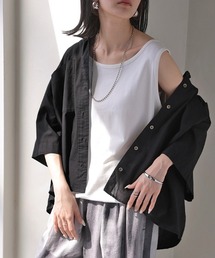 インド綿100% 半袖シャツ
