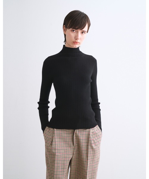 Traditional Weatherwear(トラディショナルウェザーウェア)の「RUMNEY(ニット/セーター・レディース・アイボリー/チョコ/ベージュ系その他/ブラック・S)」の9枚目の写真