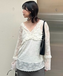Henon. | パネルレースブラウス(Tシャツ/カットソー)