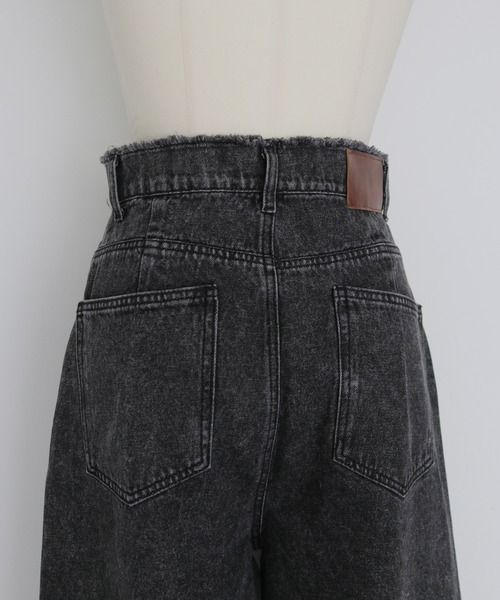 cheriella(シェリエラ)の「【cheriella】ビンテージライクヨークカーブデニムパンツ VINTAGE-LIKE YOKE DENIM PANTS(デニムパンツ・レディース・ブラウン/ライム/ブラック・FREE)」の13枚目の写真