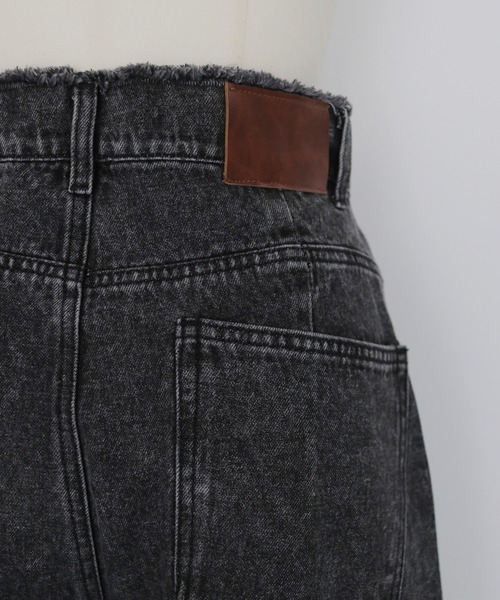 cheriella（シェリエラ）の「【cheriella】ビンテージライクヨークカーブデニムパンツ　VINTAGE-LIKE YOKE DENIM PANTS（デニムパンツ・レディース・ブラウン/ライム/ブラック・FREE）」の5枚目の写真