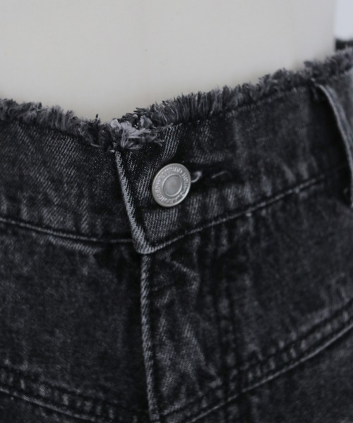 cheriella（シェリエラ）の「【cheriella】ビンテージライクヨークカーブデニムパンツ　VINTAGE-LIKE YOKE DENIM PANTS（デニムパンツ・レディース・ブラウン/ライム/ブラック・FREE）」の6枚目の写真