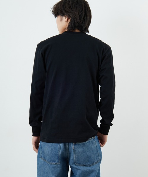 HANES（ヘインズ）の「【WEB先行予約】[HANES/ヘインズ] KURO ロングスリーブパックTシャツ（Tシャツ/カットソー・レディース・ブラック・M/XL/L）」の11枚目の写真