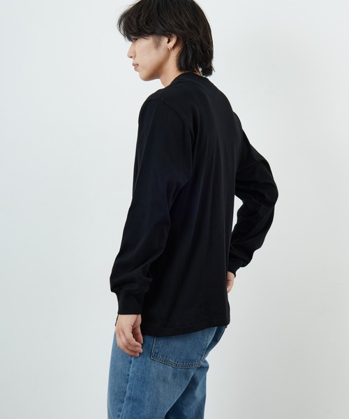 HANES（ヘインズ）の「【WEB先行予約】[HANES/ヘインズ] KURO ロングスリーブパックTシャツ（Tシャツ/カットソー・レディース・ブラック・M/XL/L）」の13枚目の写真