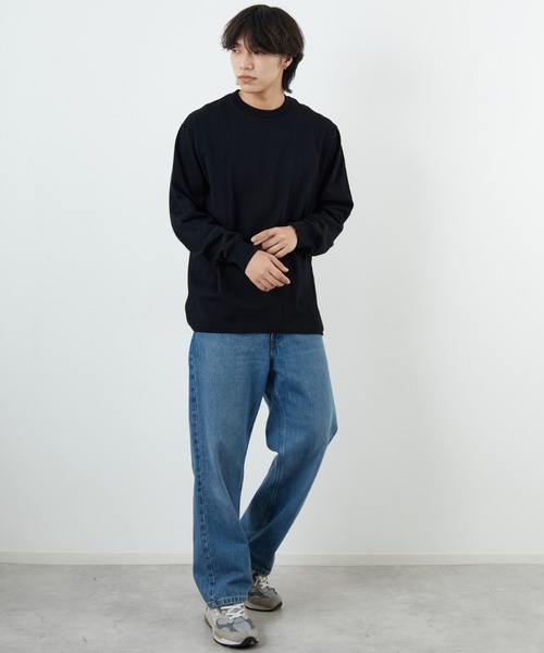 HANES（ヘインズ）の「【WEB先行予約】[HANES/ヘインズ] KURO ロングスリーブパックTシャツ（Tシャツ/カットソー・レディース・ブラック・M/XL/L）」の15枚目の写真