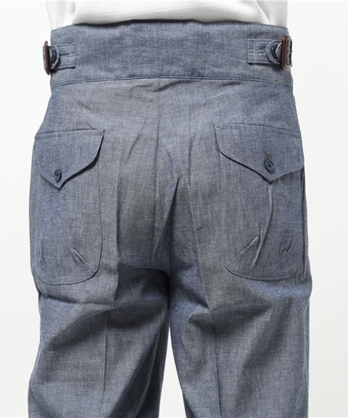 OUTLET（アウトレット）の「【BLOOM&BRANCH】MANシャンブレーグルカPS（その他パンツ・メンズ・インディゴブルー・MEDIUM/LARGE）」の10枚目の写真