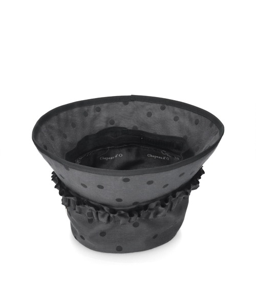 Chapeau d' O（シャポードオー）の「Chapeau d' O  Dot JQ Bucket / シャポードオー（ハット・レディース・グレー/ブラウン・M/57.5cm）」の9枚目の写真