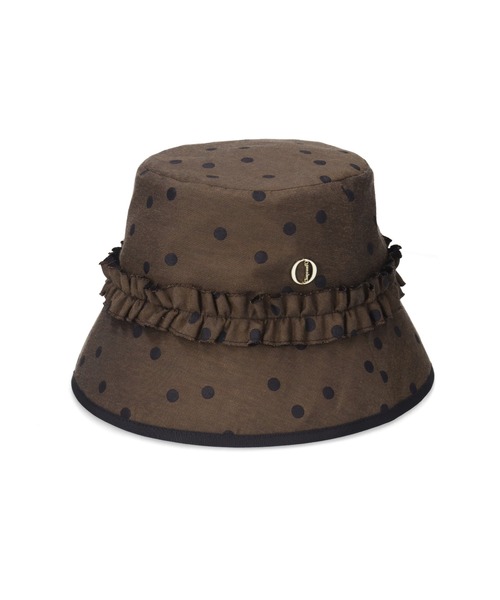 Chapeau d' O（シャポードオー）の「Chapeau d' O  Dot JQ Bucket / シャポードオー（ハット・レディース・グレー/ブラウン・M/57.5cm）」の16枚目の写真
