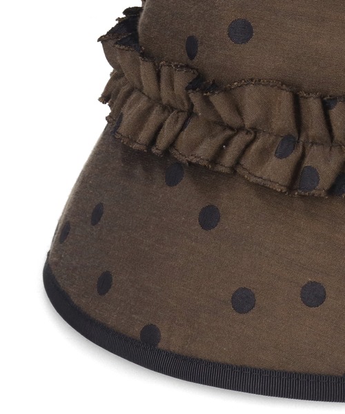 Chapeau d' O（シャポードオー）の「Chapeau d' O  Dot JQ Bucket / シャポードオー（ハット・レディース・グレー/ブラウン・M/57.5cm）」の18枚目の写真