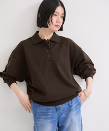 LE CERCLE par rope'（ルセルクルパーロペ）の「【WEB限定】襟付きニットプルオーバー ふんわり・モチモチ（ニット/セーター）」