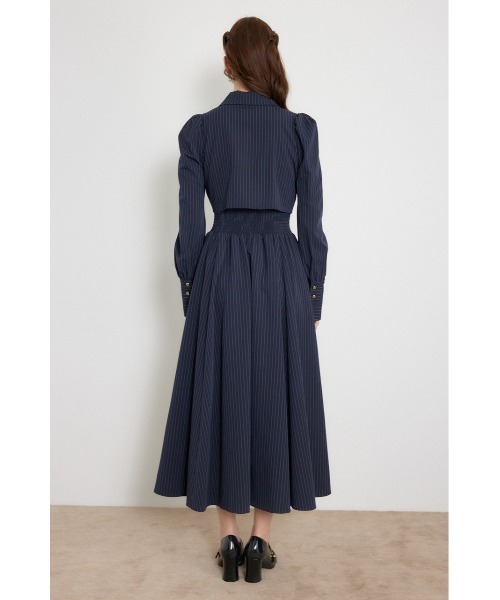 rienda(リエンダ)の「【乃木坂46 金川紗耶さん着用】テーラードデザインロングワンピース 秋服(ワンピース・レディース・ブラック/ネイビー/ブラウン・SMALL/MEDIUM)」の20枚目の写真