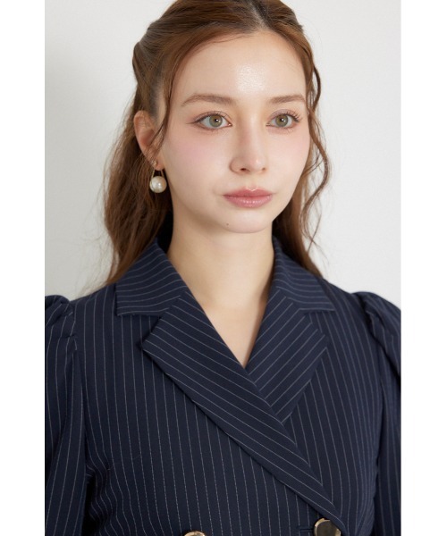 rienda(リエンダ)の「【乃木坂46 金川紗耶さん着用】テーラードデザインロングワンピース 秋服(ワンピース・レディース・ブラック/ネイビー/ブラウン・SMALL/MEDIUM)」の21枚目の写真