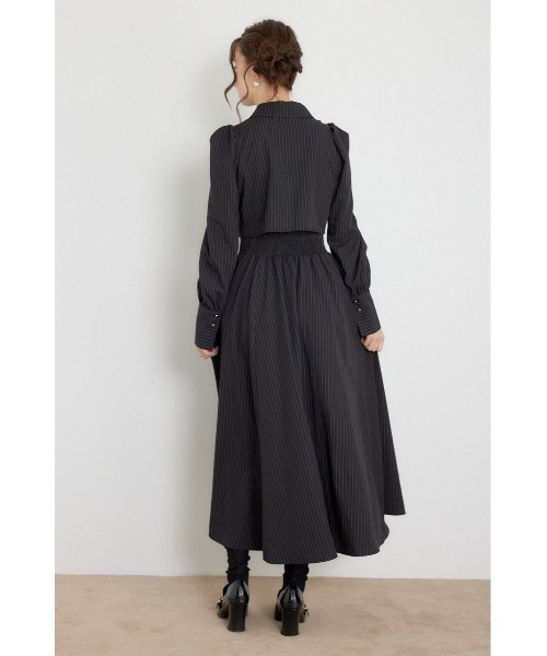 rienda(リエンダ)の「【乃木坂46 金川紗耶さん着用】テーラードデザインロングワンピース 秋服(ワンピース・レディース・ブラック/ネイビー/ブラウン・SMALL/MEDIUM)」の7枚目の写真