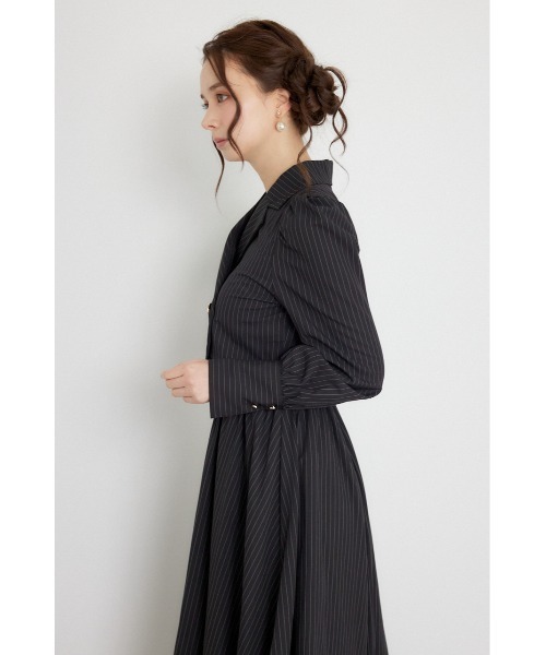 rienda(リエンダ)の「【乃木坂46 金川紗耶さん着用】テーラードデザインロングワンピース 秋服(ワンピース・レディース・ブラック/ネイビー/ブラウン・SMALL/MEDIUM)」の9枚目の写真