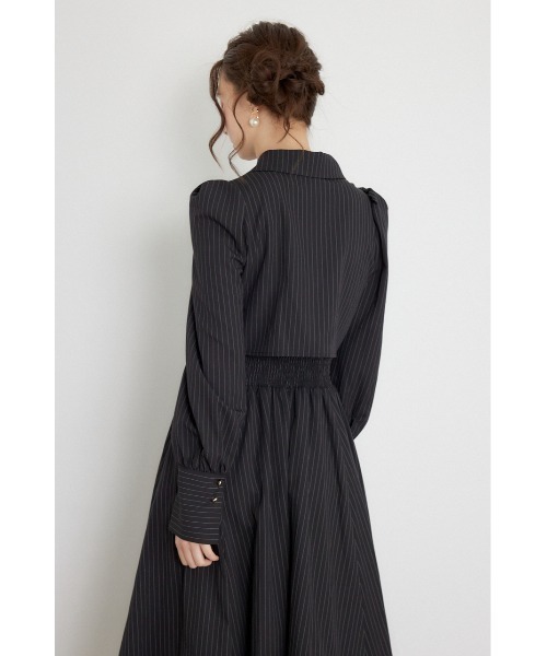 rienda(リエンダ)の「【乃木坂46 金川紗耶さん着用】テーラードデザインロングワンピース 秋服(ワンピース・レディース・ブラック/ネイビー/ブラウン・SMALL/MEDIUM)」の10枚目の写真