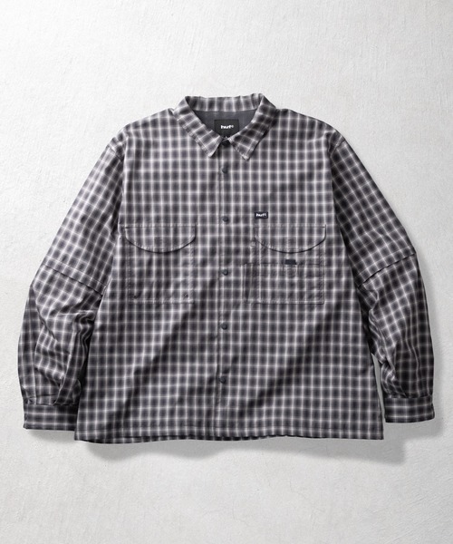 AIR FLOW CONVERTIBLE LS SHIRT — рубашка с длинным рукавом-конвертируемая