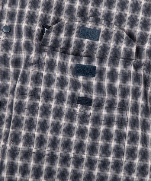 HUF(ハフ)の「AIR FLOW CONVERTIBLE LS SHIRT(シャツ/ブラウス・メンズ・ブラウン/ブラック・S/XL/L/M)」の5枚目の写真