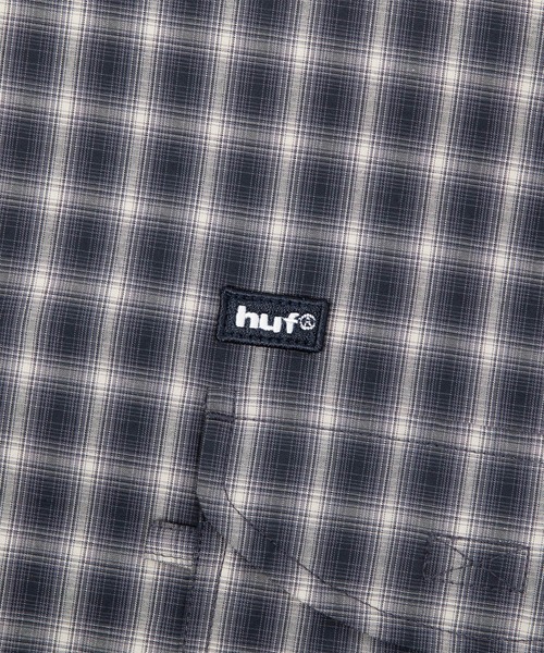 HUF(ハフ)の「AIR FLOW CONVERTIBLE LS SHIRT(シャツ/ブラウス・メンズ・ブラウン/ブラック・S/XL/L/M)」の6枚目の写真