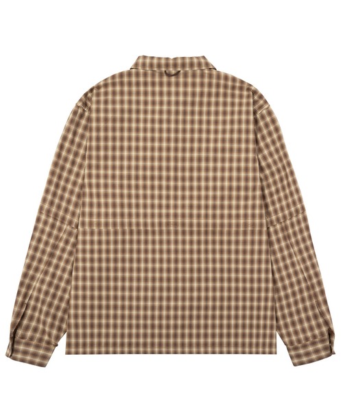 HUF(ハフ)の「AIR FLOW CONVERTIBLE LS SHIRT(シャツ/ブラウス・メンズ・ブラウン/ブラック・S/XL/L/M)」の20枚目の写真