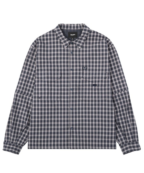 HUF(ハフ)の「AIR FLOW CONVERTIBLE LS SHIRT(シャツ/ブラウス・メンズ・ブラウン/ブラック・S/XL/L/M)」の17枚目の写真