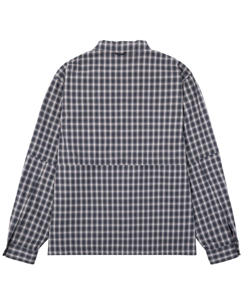 HUF(ハフ)の「AIR FLOW CONVERTIBLE LS SHIRT(シャツ/ブラウス・メンズ・ブラウン/ブラック・S/XL/L/M)」の18枚目の写真