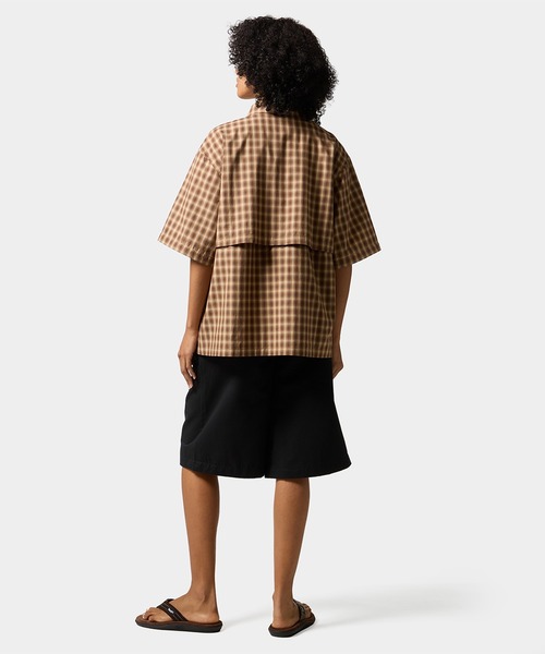 HUF(ハフ)の「AIR FLOW CONVERTIBLE LS SHIRT(シャツ/ブラウス・メンズ・ブラウン/ブラック・S/XL/L/M)」の14枚目の写真