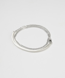 20/80 | 【20/80】トゥエンティーエイティー/ STERLING SILVER DOUBLE ID CHAIN BRACELET 3mm WIDTH(ブレスレット)