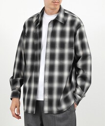 ウール オンブレチェック レギュラーシャツ 26AW