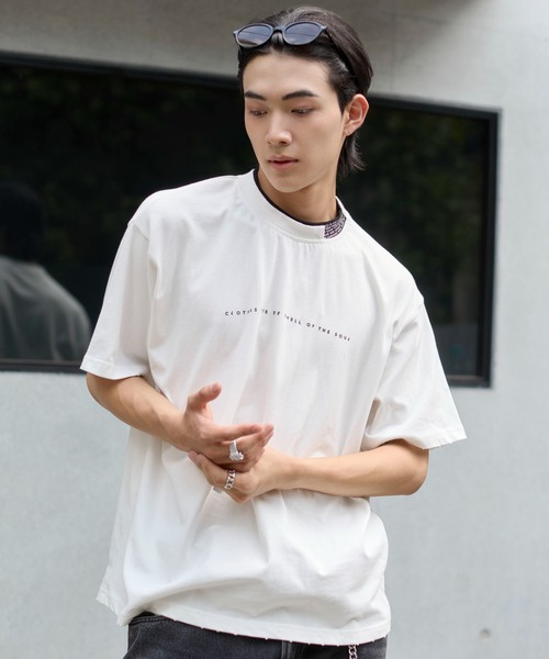 WEGO(ウィゴー)の「WEGO/ロゴカラーT(Tシャツ/カットソー・メンズ・ホワイト/ブラック・FREE)」の20枚目の写真