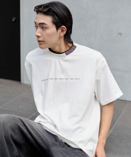 WEGO(ウィゴー)の「WEGO/ロゴカラーT(Tシャツ/カットソー・メンズ・ホワイト/ブラック・FREE)」の17枚目の写真