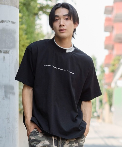 WEGO(ウィゴー)の「WEGO/ロゴカラーT(Tシャツ/カットソー・メンズ・ホワイト/ブラック・FREE)」の10枚目の写真