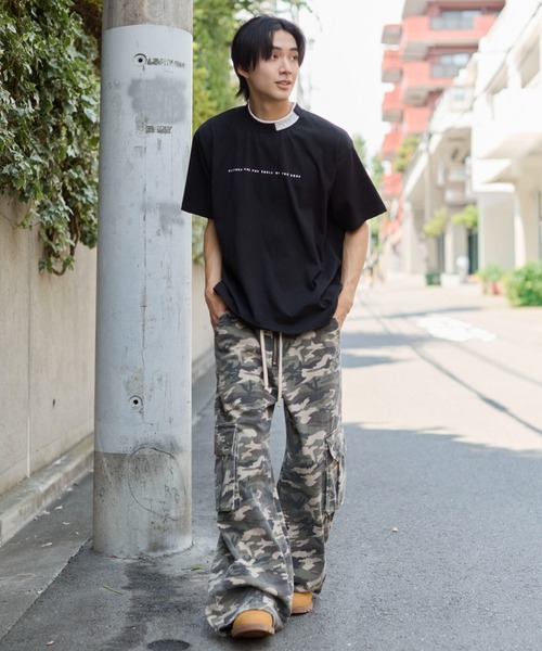WEGO(ウィゴー)の「WEGO/ロゴカラーT(Tシャツ/カットソー・メンズ・ホワイト/ブラック・FREE)」の6枚目の写真