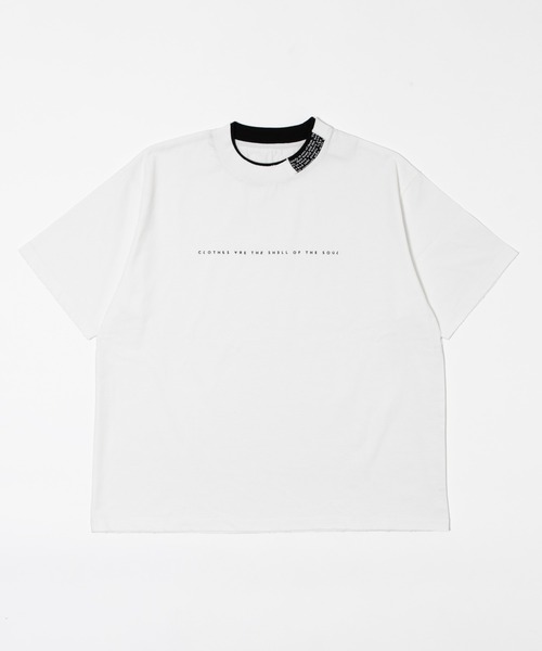 WEGO(ウィゴー)の「WEGO/ロゴカラーT(Tシャツ/カットソー・メンズ・ホワイト/ブラック・FREE)」の5枚目の写真