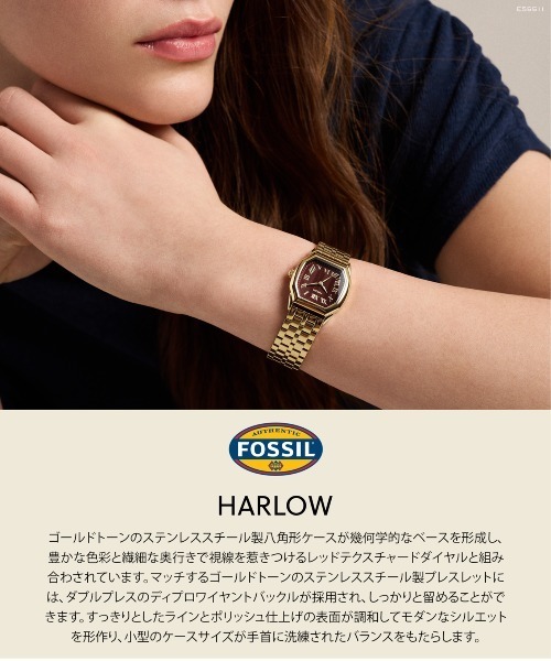 FOSSIL(フォッシル)の「フォッシル 腕時計 レディース アナログ ステンレス ES5511(アナログ腕時計・レディース・ゴールド・FREE)」の4枚目の写真