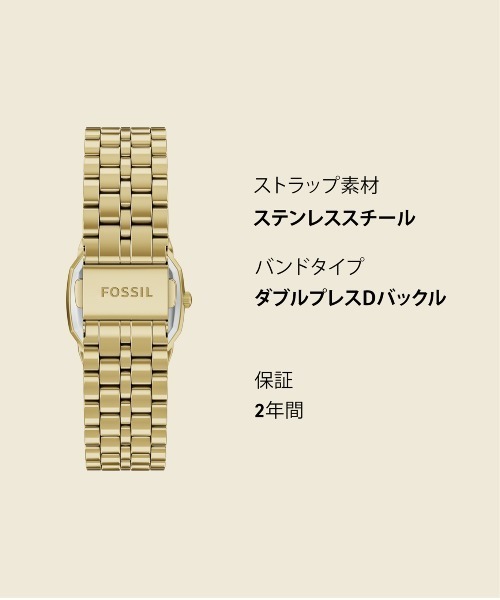 FOSSIL(フォッシル)の「フォッシル 腕時計 レディース アナログ ステンレス ES5511(アナログ腕時計・レディース・ゴールド・FREE)」の6枚目の写真