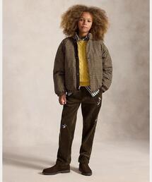 POLO RALPH LAUREN CHILDRENSWEAR(�|�� �����t ���[���� �`���h�����Y�E�F�A)�̃c�C�[�h�v�����g �_�E�� �W���P�b�g(�_�E���W���P�b�g/�R�[�g)