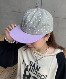 HELLO.SANFRANCISCO | 【HELLO.SANFRANCISCO】星柄プリントツートーンロゴキャップ(キャップ)