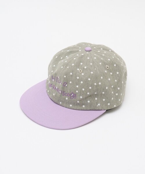 HELLO.SANFRANCISCO(ハローサンフランシスコ)の「【HELLO.SANFRANCISCO】星柄プリントツートーンロゴキャップ(キャップ・レディース・グレー/ブラウン/ネイビー・ONE SIZE)」の8枚目の写真