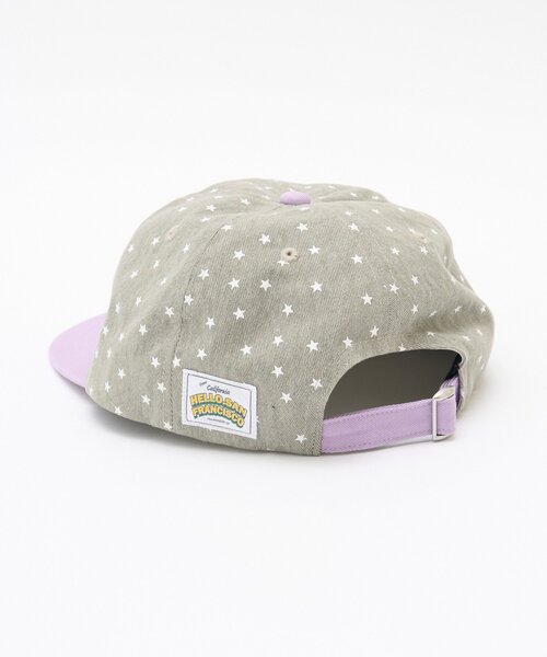 HELLO.SANFRANCISCO(ハローサンフランシスコ)の「【HELLO.SANFRANCISCO】星柄プリントツートーンロゴキャップ(キャップ・レディース・グレー/ブラウン/ネイビー・ONE SIZE)」の11枚目の写真