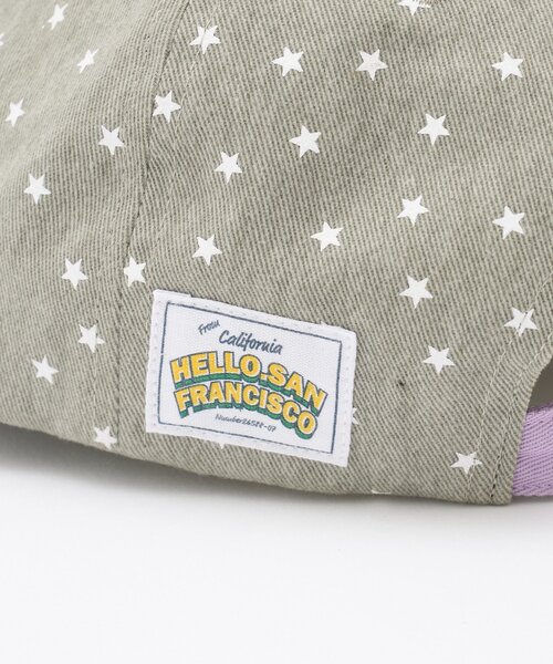 HELLO.SANFRANCISCO(ハローサンフランシスコ)の「【HELLO.SANFRANCISCO】星柄プリントツートーンロゴキャップ(キャップ・レディース・グレー/ブラウン/ネイビー・ONE SIZE)」の16枚目の写真