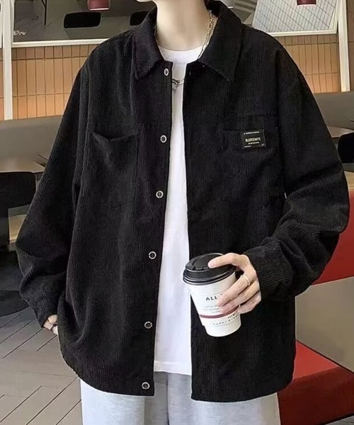 KELVIN(ケルヴァン)の「Corduroy Shirt Jacket コーデュロイシャツジャケット(シャツ/ブラウス・メンズ・アイボリー/ブラック・MEDIUM/LARGE)」の18枚目の写真