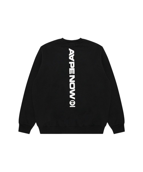 AAPE BY A BATHING APE（エーエイプバイアベイシングエイプ）の「AAPE NOW CREW NECK SWEAT（スウェット・メンズ・カーキ/ブラック・MEDIUM/LARGE/XX-LARGE/X-LARGE/SMALL）」の7枚目の写真