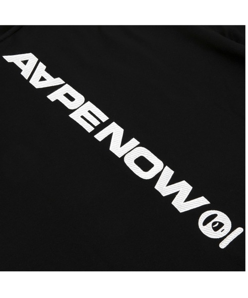 AAPE BY A BATHING APE（エーエイプバイアベイシングエイプ）の「AAPE NOW CREW NECK SWEAT（スウェット・メンズ・カーキ/ブラック・MEDIUM/LARGE/XX-LARGE/X-LARGE/SMALL）」の9枚目の写真